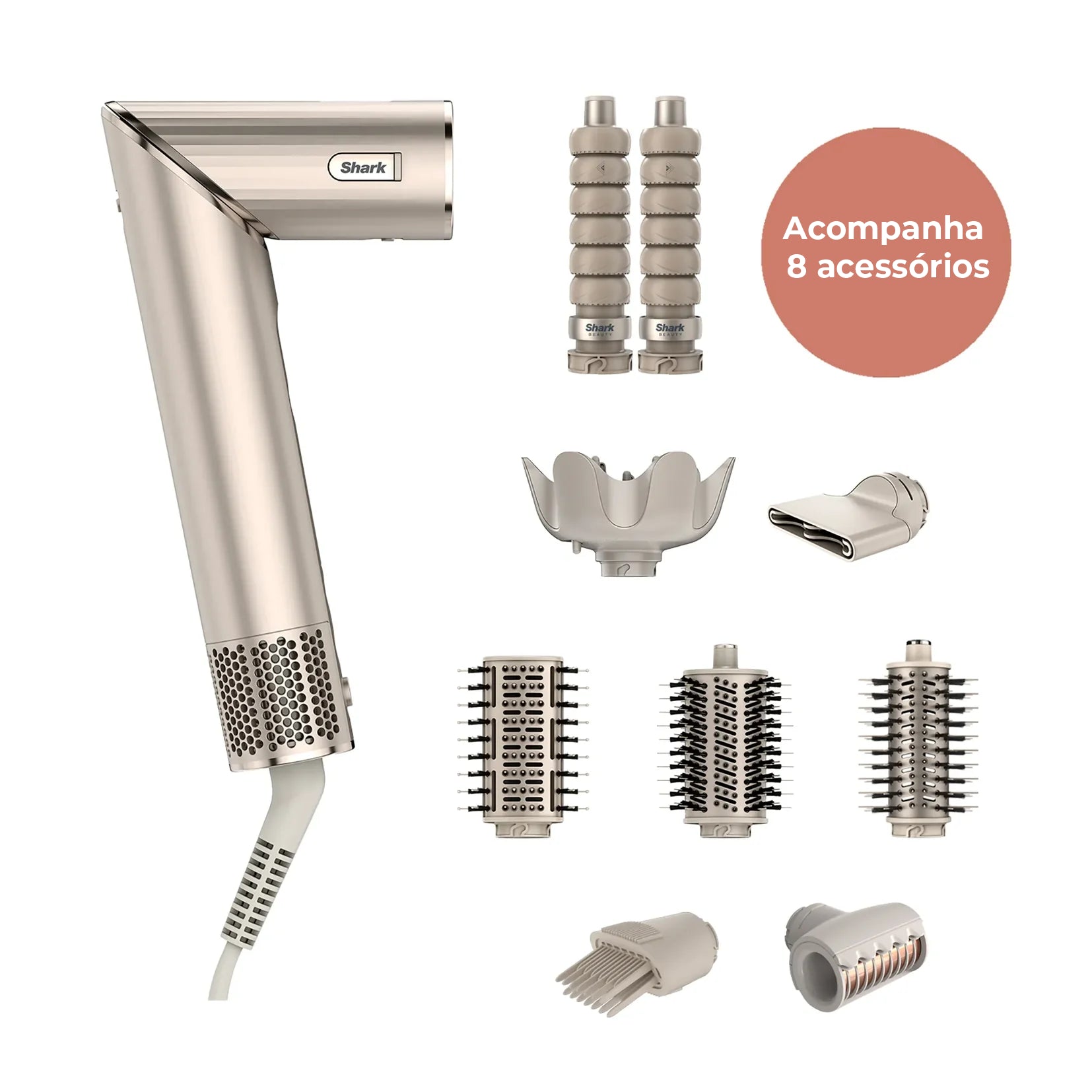 Shark FlexStyle – Sistema de Secagem e Modelação de Cabelo por Ar